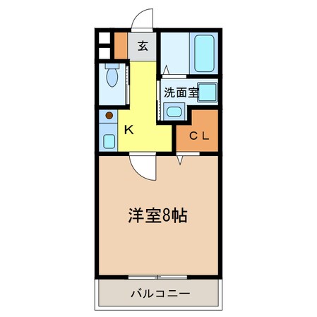 クオリア東茱萸木の物件間取画像